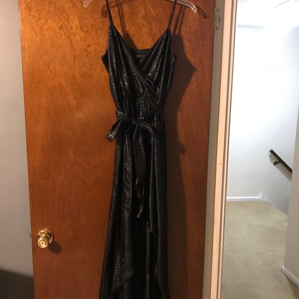Black shimmery dress